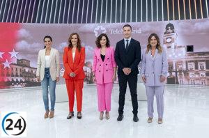 Debate electoral entre candidatos de Madrid en vivo para Elecciones 2023