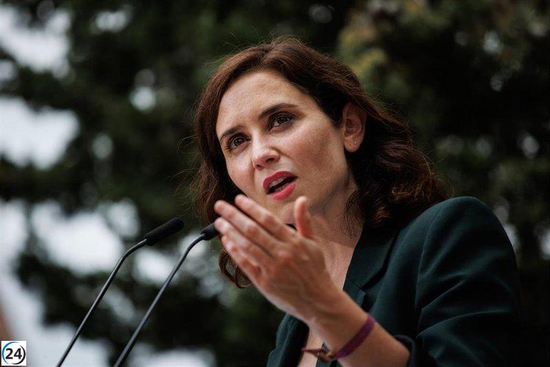 Ayuso propone un plan de apoyo a agricultores y ganaderos por la sequía.