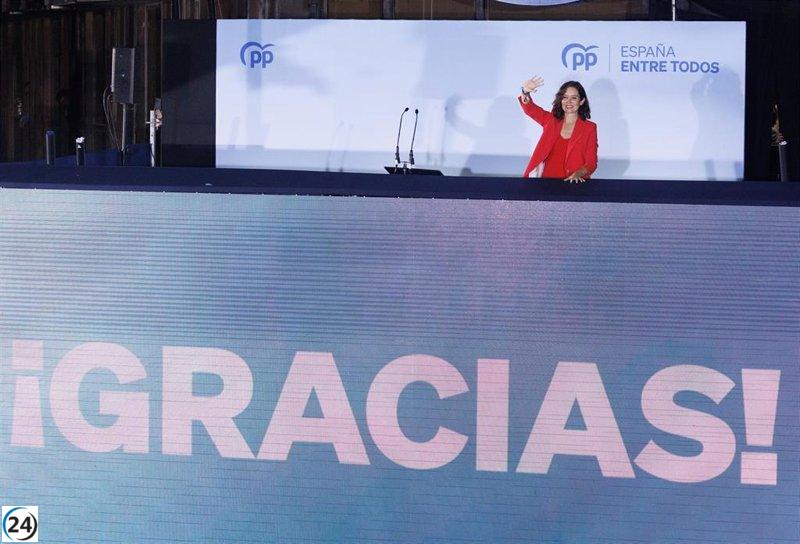 Ayuso prefiere pactar con Vox y celebra salida de Podemos, reitera su compromiso con Madrid.