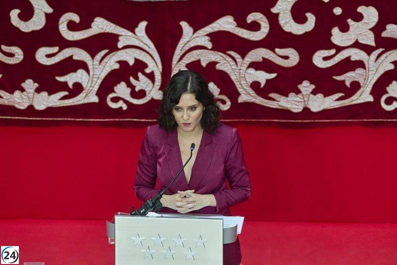 La investidura de Ayuso será la semana siguiente a la constitución de la Asamblea el 13 de junio.