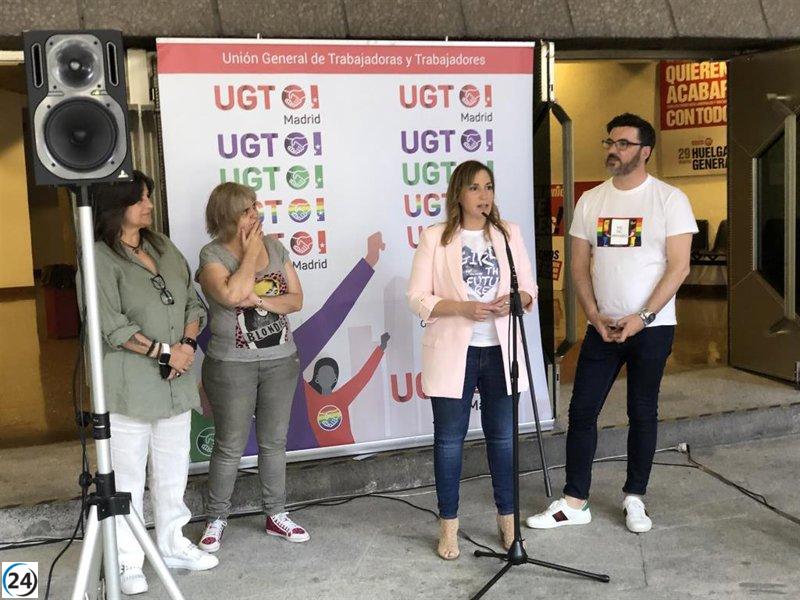 UGT llama a la lucha contra la ola reaccionaria que ataca los derechos LGTBI en Europa y Madrid.
