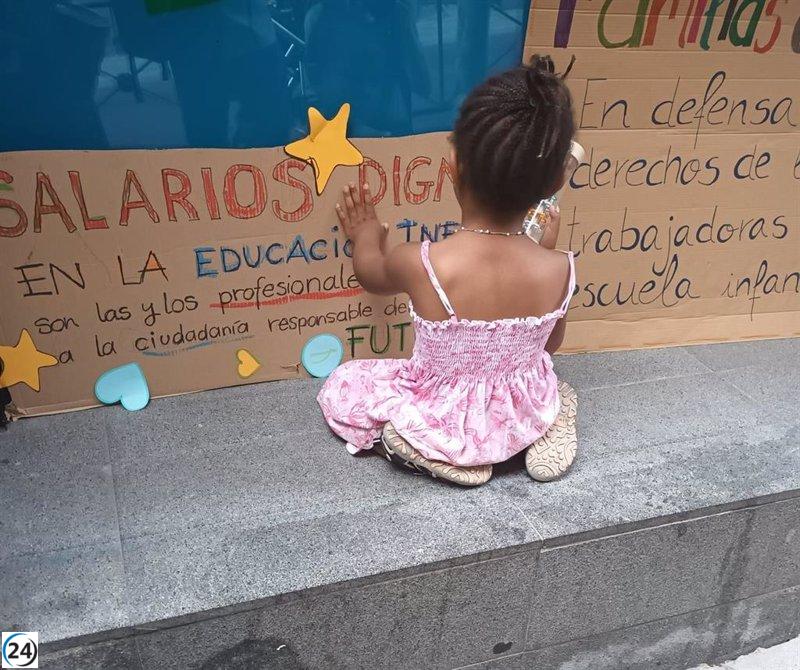 Más Madrid exige salario mínimo de 1.500€ para educadoras infantiles, cuyos sueldos actuales son insuficientes.