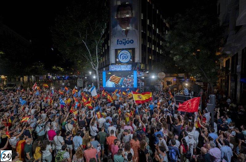 Ayuso arrasa y Feijóo no alcanza gran respaldo el 28M.