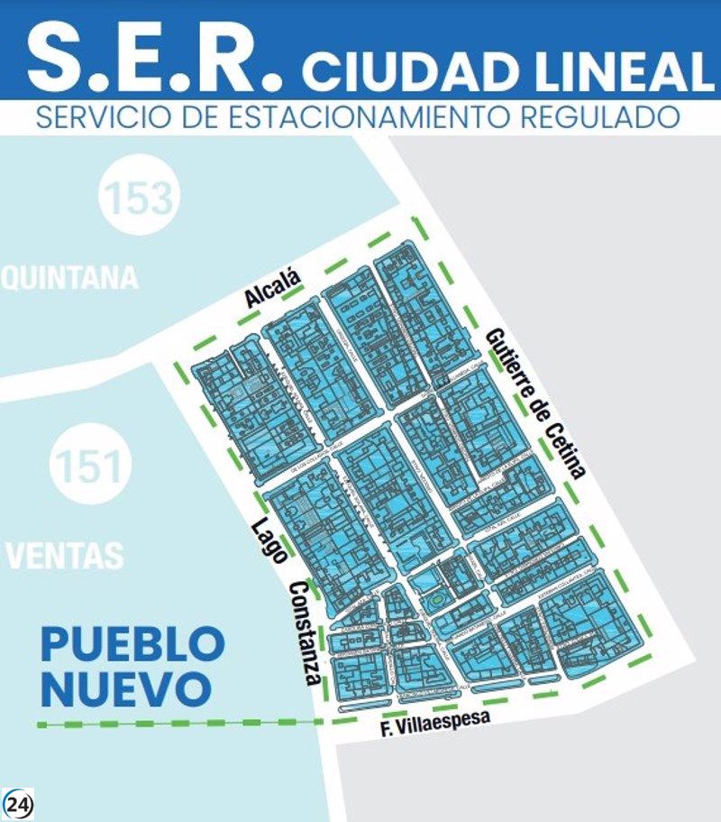 El SER extiende su alcance a nuevos sitios en Ciudad Lineal y Carabanchel con más de 6.600 plazas desde el 25 de septiembre.