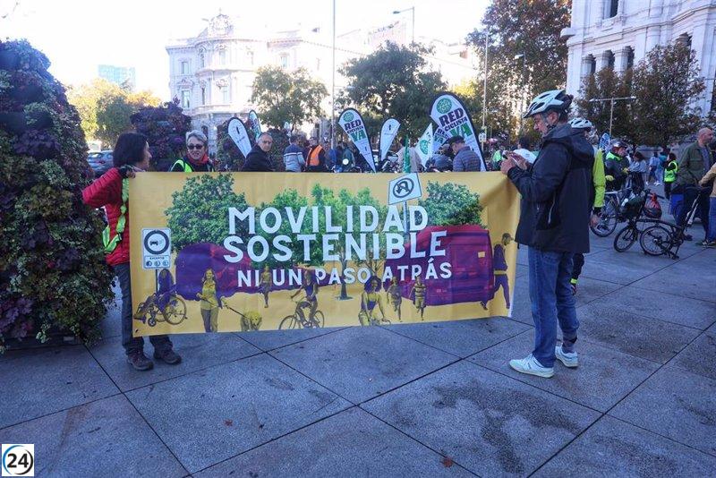Organizaciones señalan falta de progreso en movilidad sostenible en Madrid