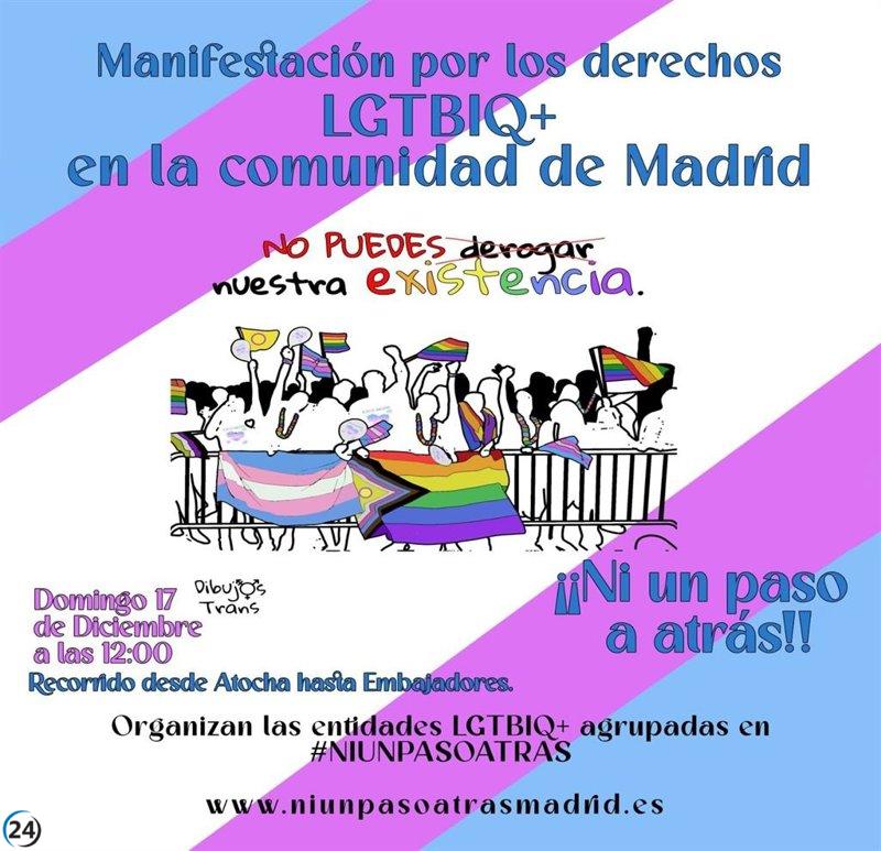 Manifestación el domingo en Madrid contra la modificación de leyes LGTBI, convocada por la plataforma 