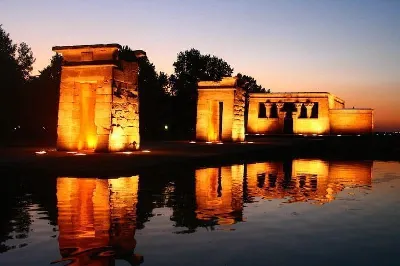 Jardines del Templo de Debod: el atardecer aquí es mágico